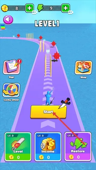 剑刃狂奔3D(3D跑酷手游) 剑刃狂奔3D(3D跑酷手游)